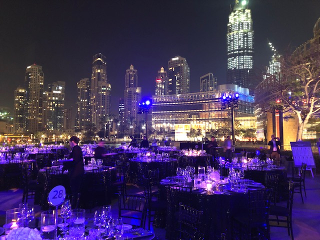 Dubai gala dinner Armani terrace 6 - Gala Dinner on the Armani Terrace, Dubai
