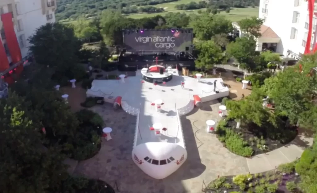 Virgin Atlantic cargo event